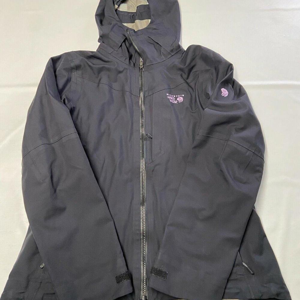 Womens Mountain Hardwear Black Dry Q Recco Straight Chuter Ski